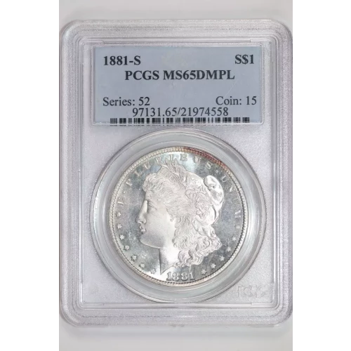 1881-S $1, DMPL
