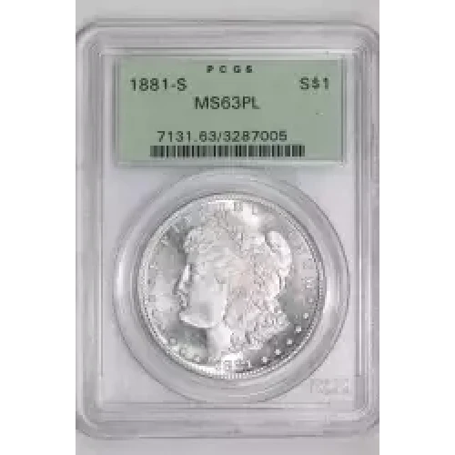 1881-S $1, PL