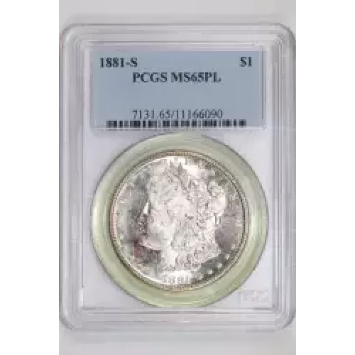 1881-S $1, PL