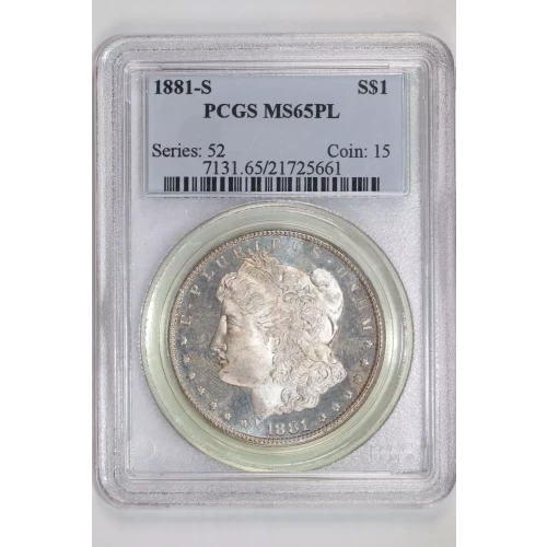 1881-S $1, PL