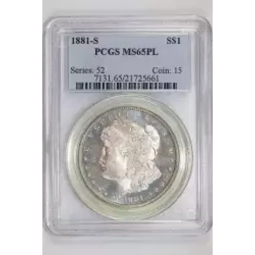 1881-S $1, PL