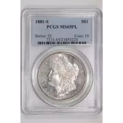1881-S $1, PL