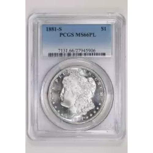 1881-S $1, PL