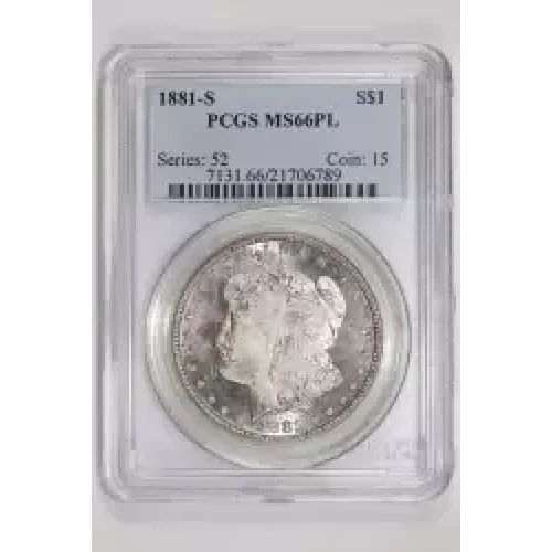 1881-S $1, PL