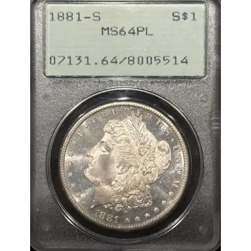 1881-S $1, PL