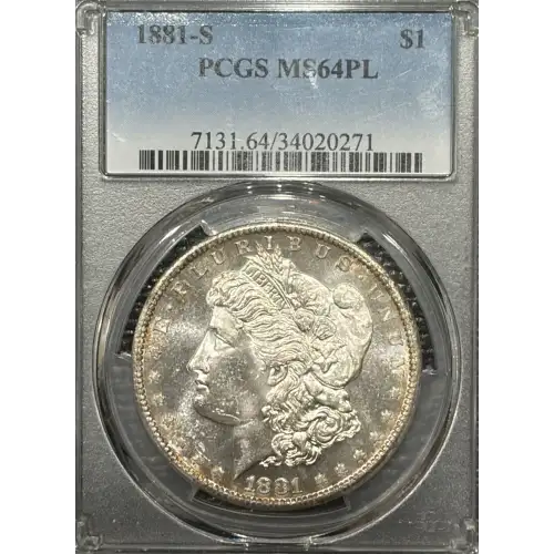 1881-S $1, PL