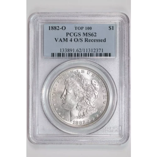 1882-O $1 VAM 4 O/S Recessed TOP 100 (2)