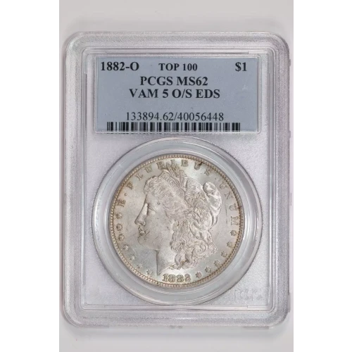 1882-O $1 VAM 5 O/S EDS TOP 100