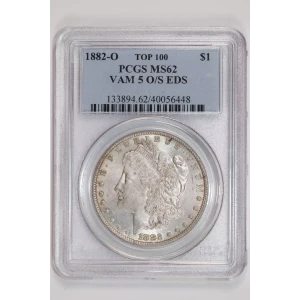 1882-O $1 VAM 5 O/S EDS TOP 100