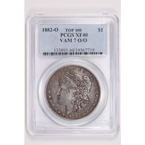 1882-O $1 VAM 7 O/O TOP 100