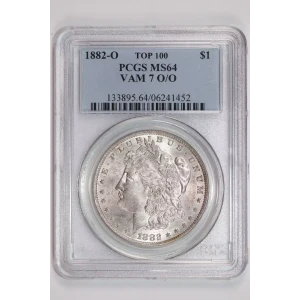 1882-O $1 VAM 7 O/O TOP 100