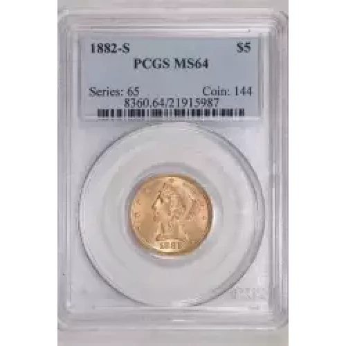 1882-S $5