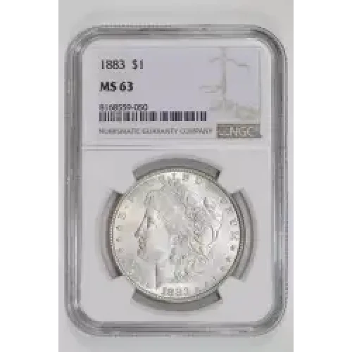 1883 MORGAN DOLLAR NGC MS63