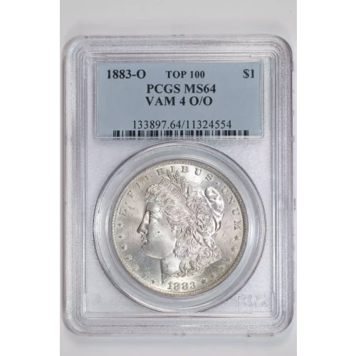 1883-O $1 VAM 4 O/O TOP 100