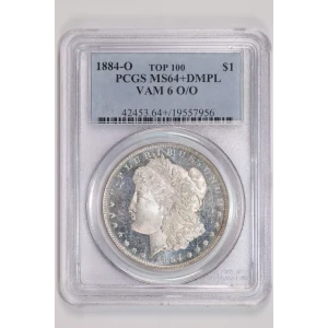 1884-O $1 VAM 6 O/O TOP 100, DMPL