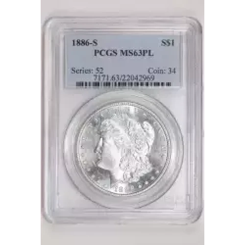 1886-S $1, PL