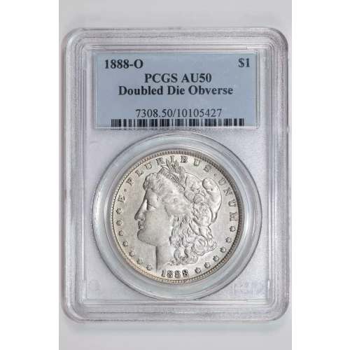 1888-O $1 Doubled Die Obverse