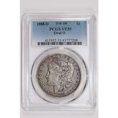 1888-O $1 Oval O TOP 100