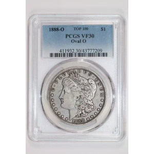 1888-O $1 Oval O TOP 100