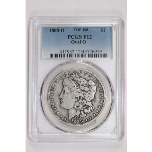 1888-O $1 Oval O TOP 100