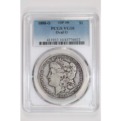 1888-O $1 Oval O TOP 100