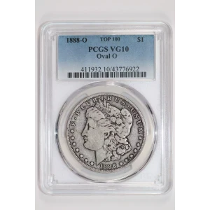 1888-O $1 Oval O TOP 100