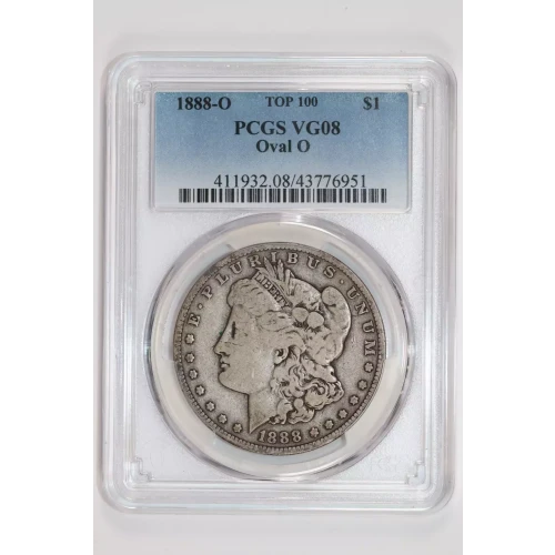 1888-O $1 Oval O TOP 100