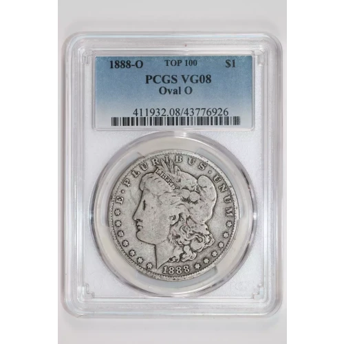 1888-O $1 Oval O TOP 100