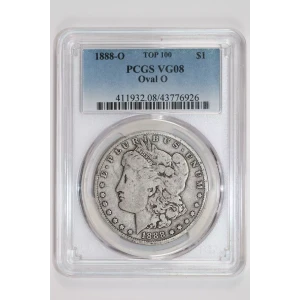 1888-O $1 Oval O TOP 100