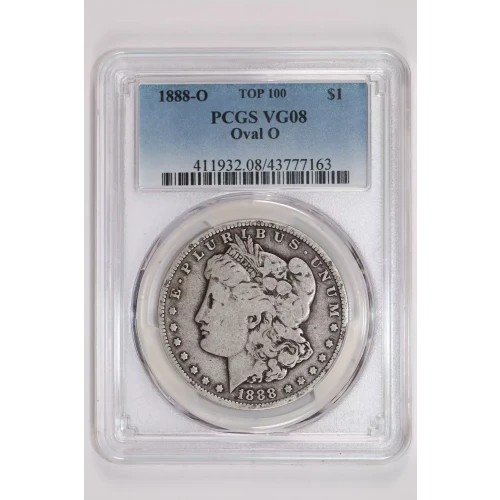 1888-O $1 Oval O TOP 100