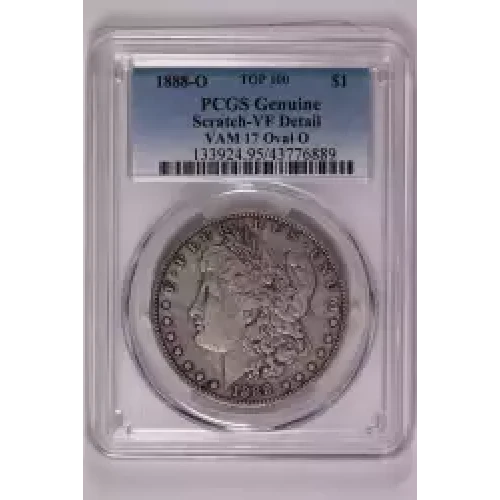 1888-O $1 VAM 17 Oval O