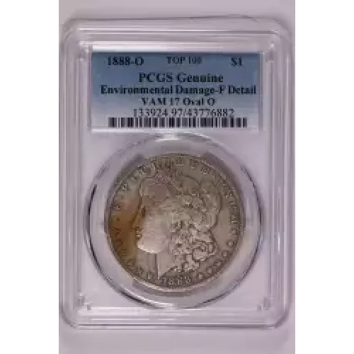 1888-O $1 VAM 17 Oval O