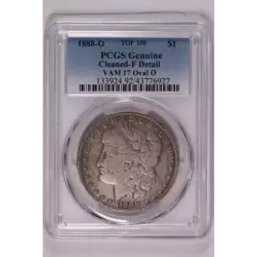 1888-O $1 VAM 17 Oval O