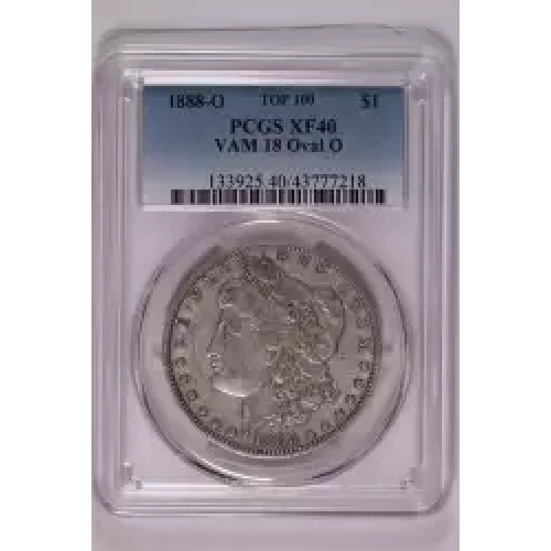 1888-O $1 VAM 18 Oval O