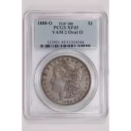 1888-O $1 VAM 2 Oval O TOP 100