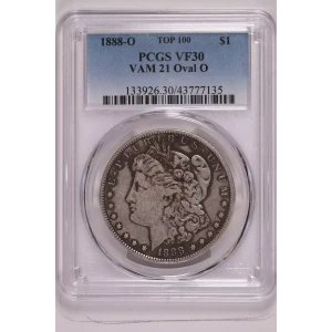 1888-O $1 VAM 21 Oval O (2)
