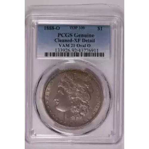 1888-O $1 VAM 21 Oval O