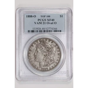 1888-O $1 VAM 21 Oval O TOP 100 (2)
