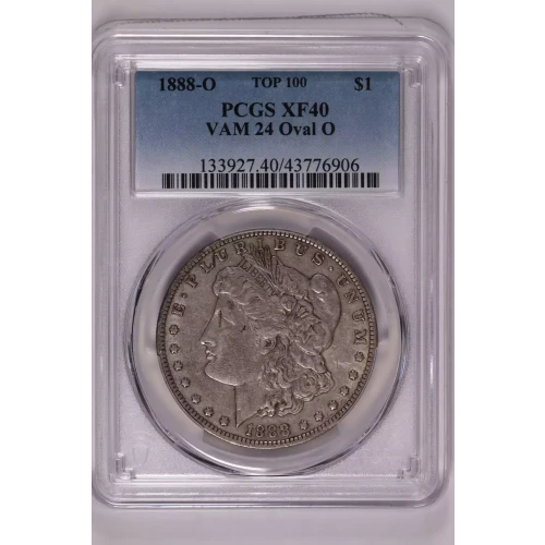 1888-O $1 VAM 24 Oval O