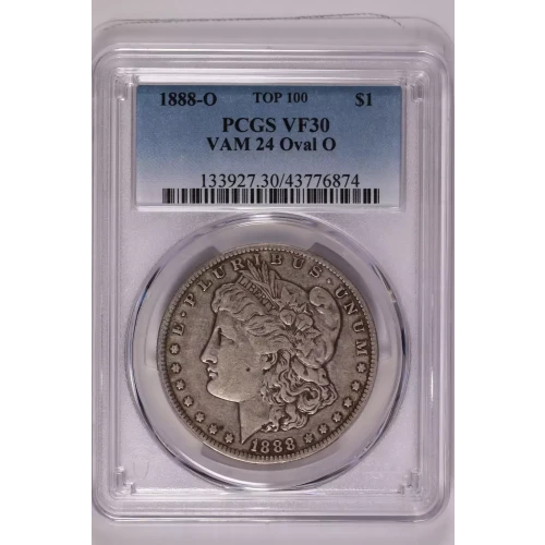 1888-O $1 VAM 24 Oval O