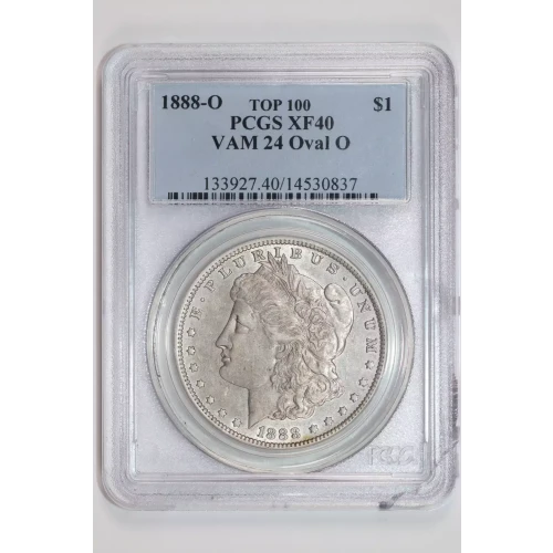 1888-O $1 VAM 24 Oval O TOP 100