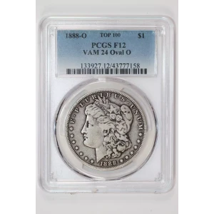 1888-O $1 VAM 24 Oval O TOP 100