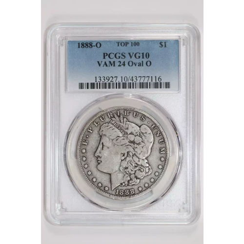1888-O $1 VAM 24 Oval O TOP 100