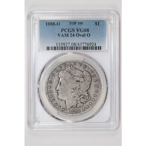 1888-O $1 VAM 24 Oval O TOP 100 (2)