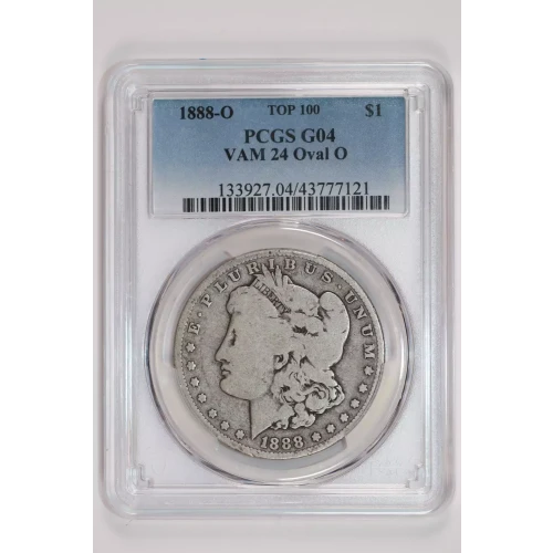 1888-O $1 VAM 24 Oval O TOP 100
