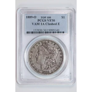 1889-O $1 VAM 1A Clashed E TOP 100