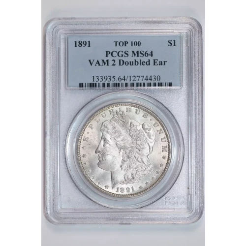 1891 $1 VAM 2 Doubled Ear TOP 100 (2)