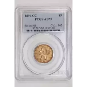 1891-CC $5