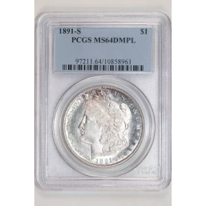 1891-S $1, DMPL