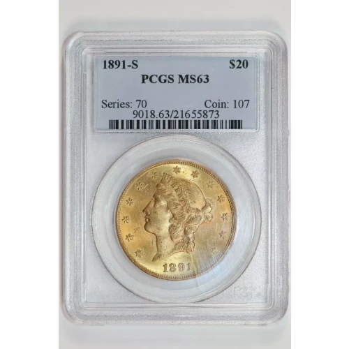 1891-S $20